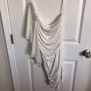 One shoulder dress